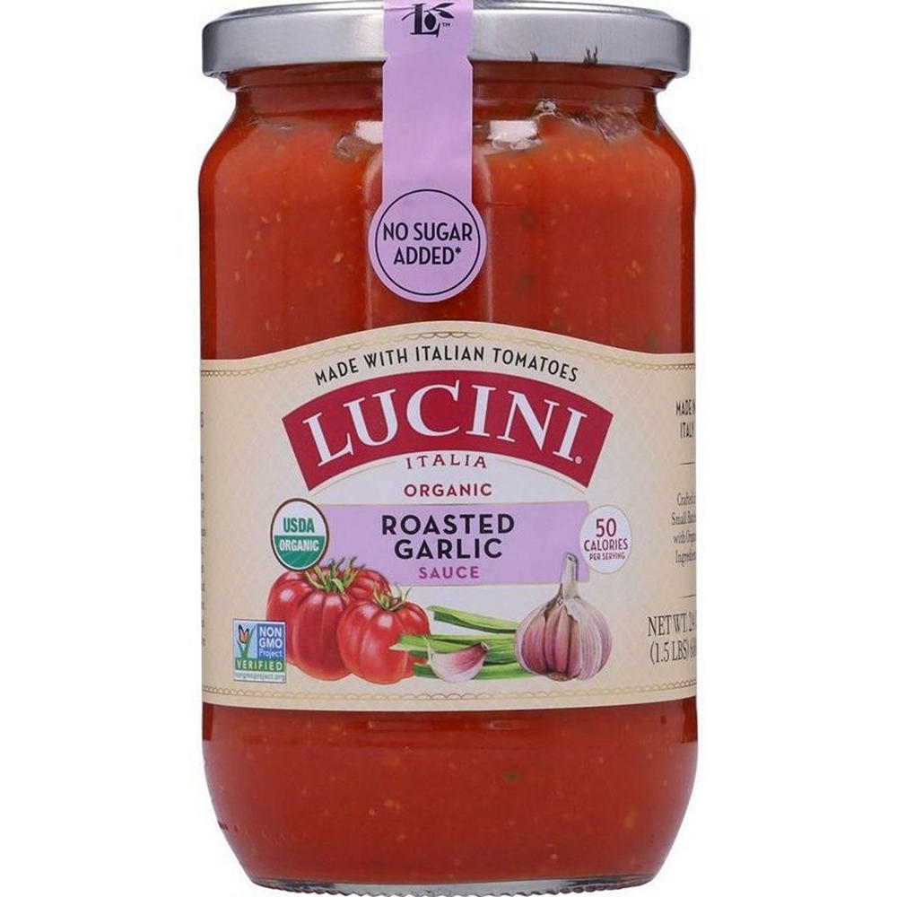 Lucini Organic Roasted Garlic Marinara, 25.5 oz