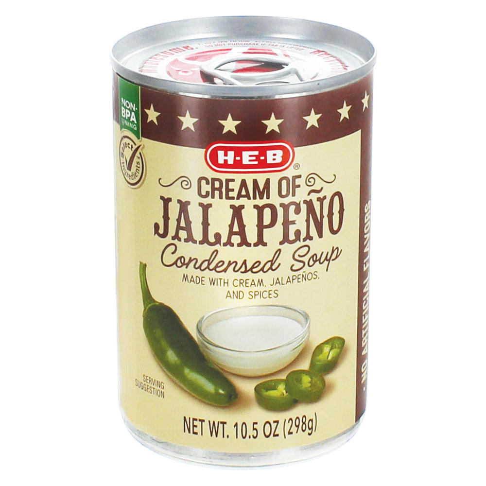 H-E-B Cream of Jalapeno Condensed Soup, 10.5 oz