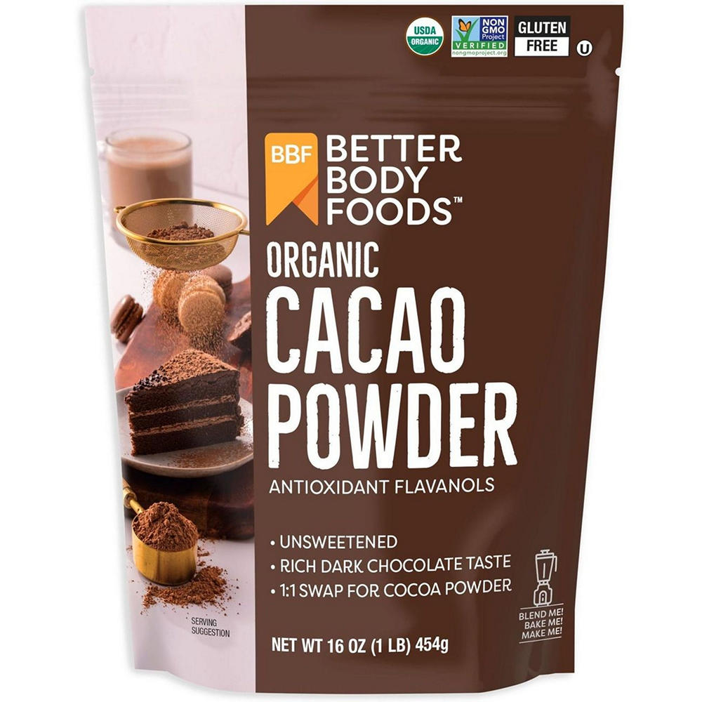 BetterBody Foods Organic Cacao Powder, 16 oz