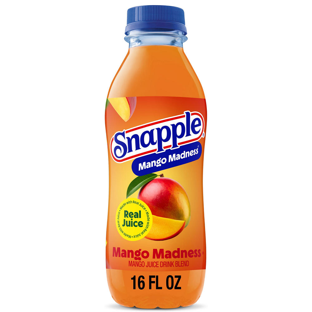 Snapple Mango Madness Juice Drink, 16 oz