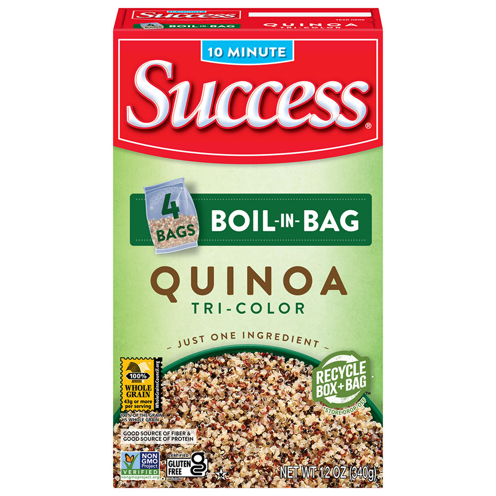 Success Boil-in-Bag Tri-Color Quinoa, 4 ct
