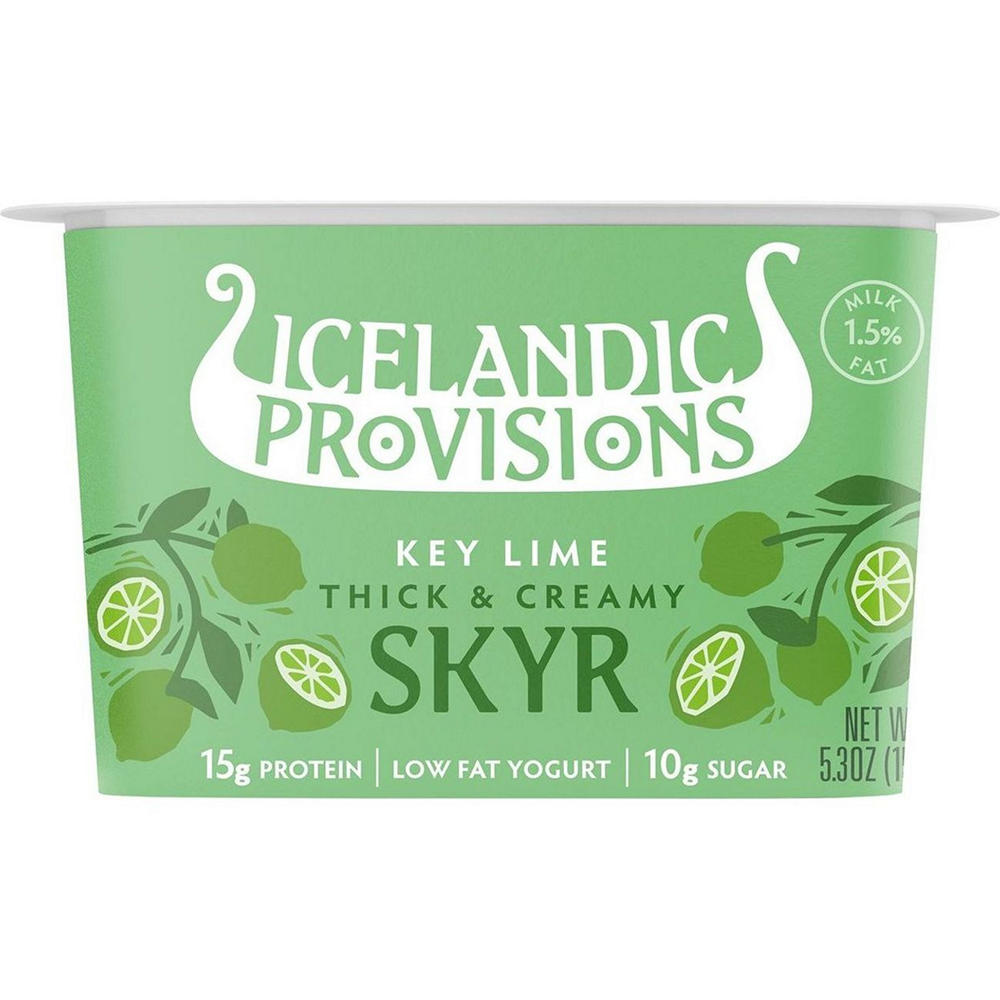 Icelandic Provisions 15g Protein Skyr - Key Lime, 5.3 oz