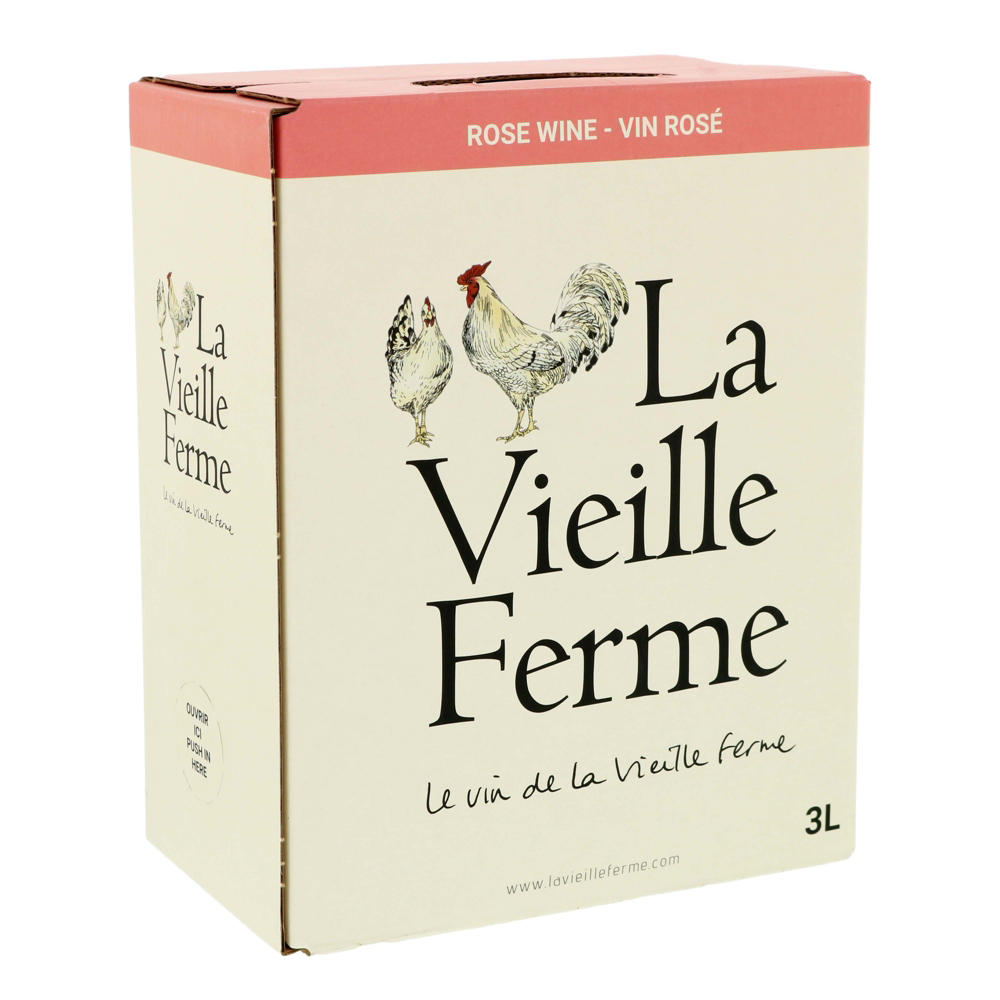 La Vieille Ferme Rose France Wine, 3 L