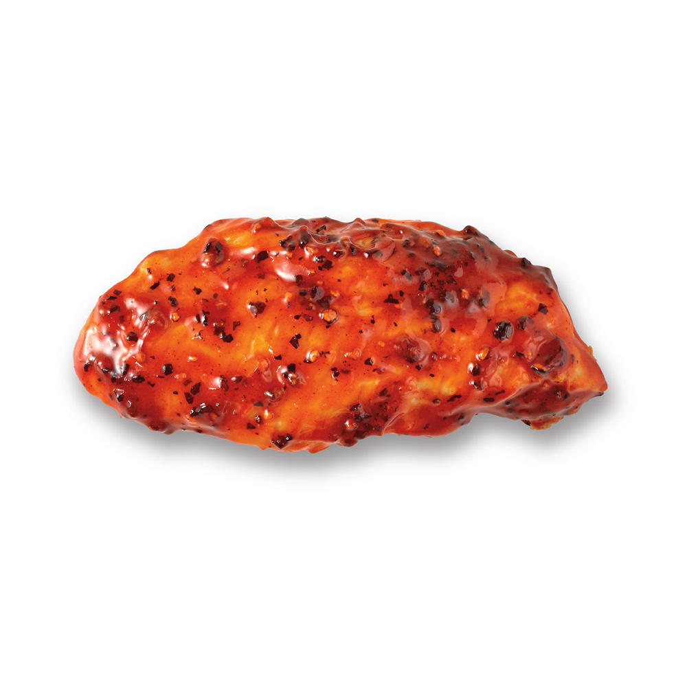 H-E-B Meat Market Marinated Chicken Wings - Smoky BBQ, lb