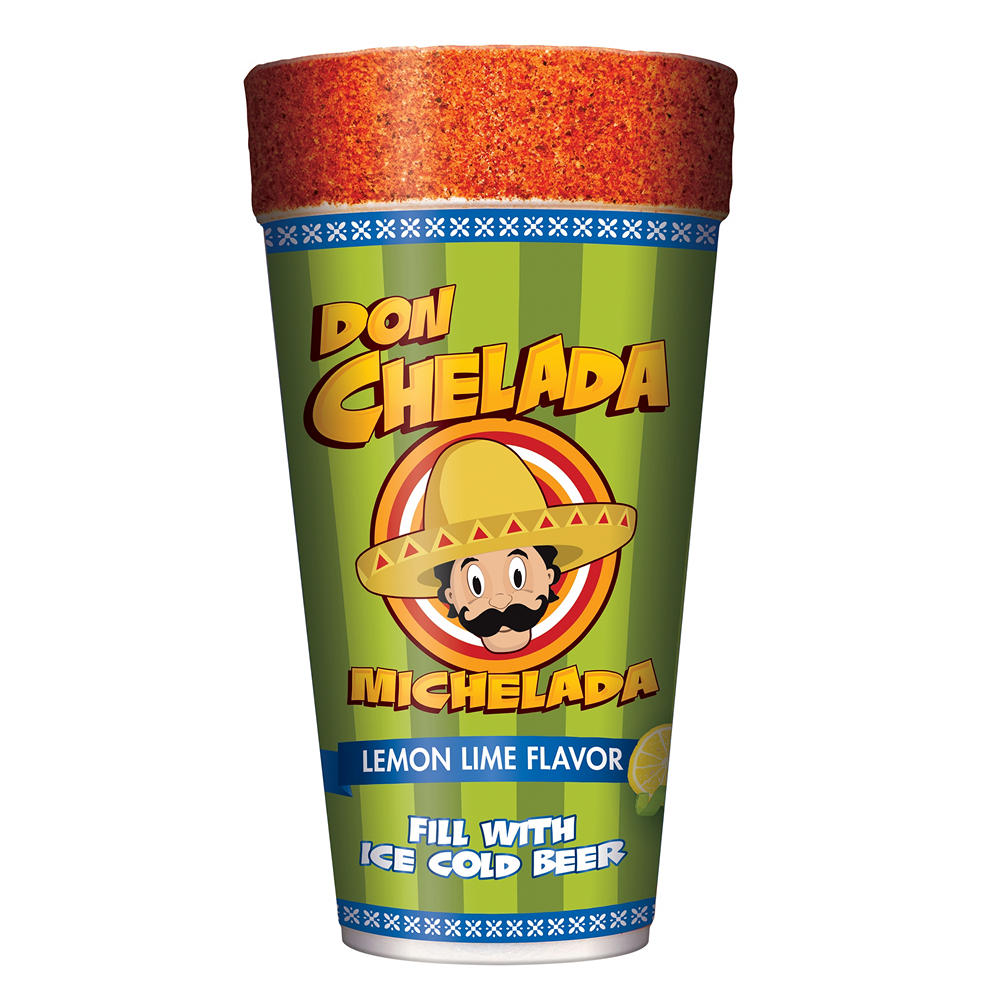 Don Chelada Michelada Lemon - Lime Flavor Cup, 24 oz