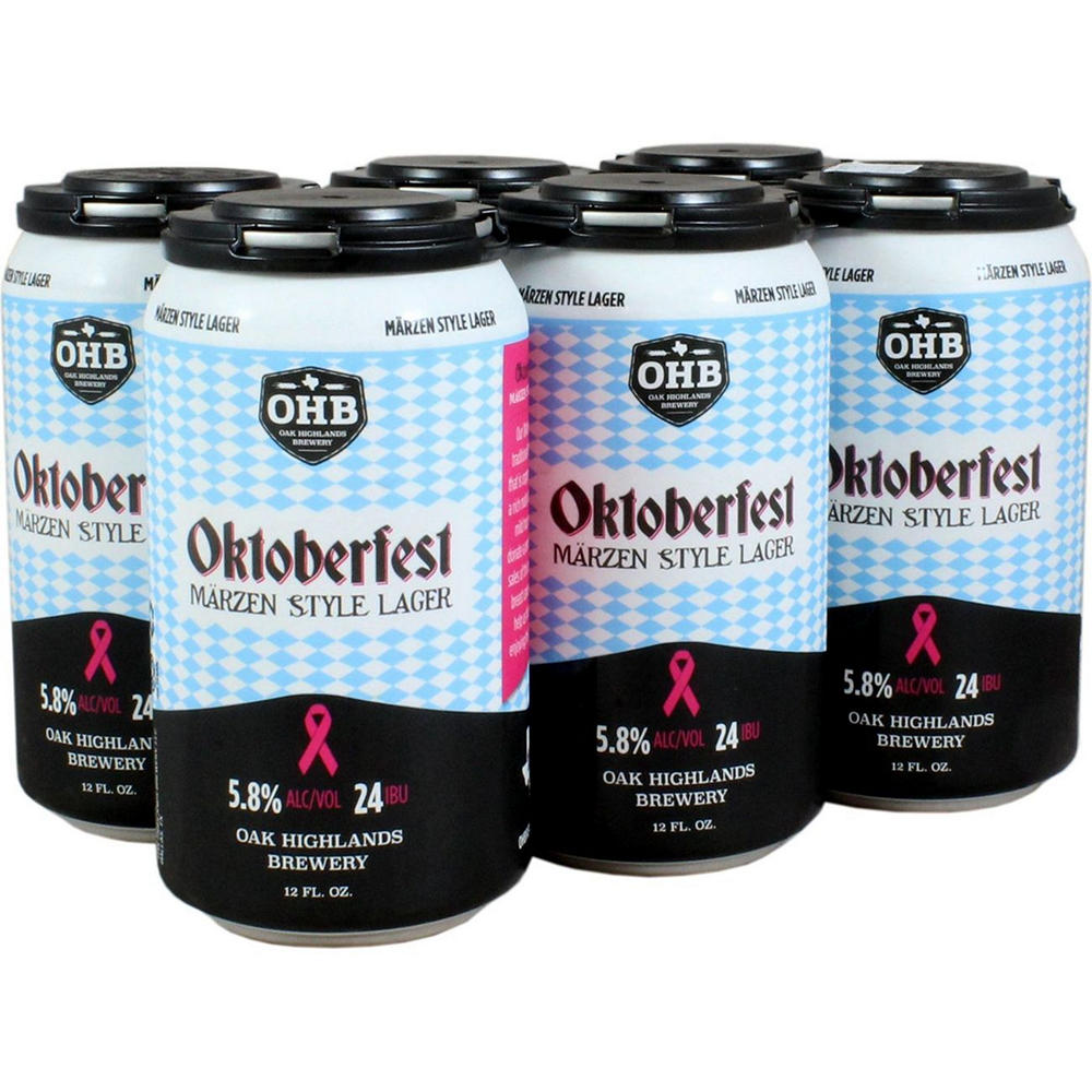 Oak Highlands Oktoberfest Craft Beer 6 pk Cans, 12 oz