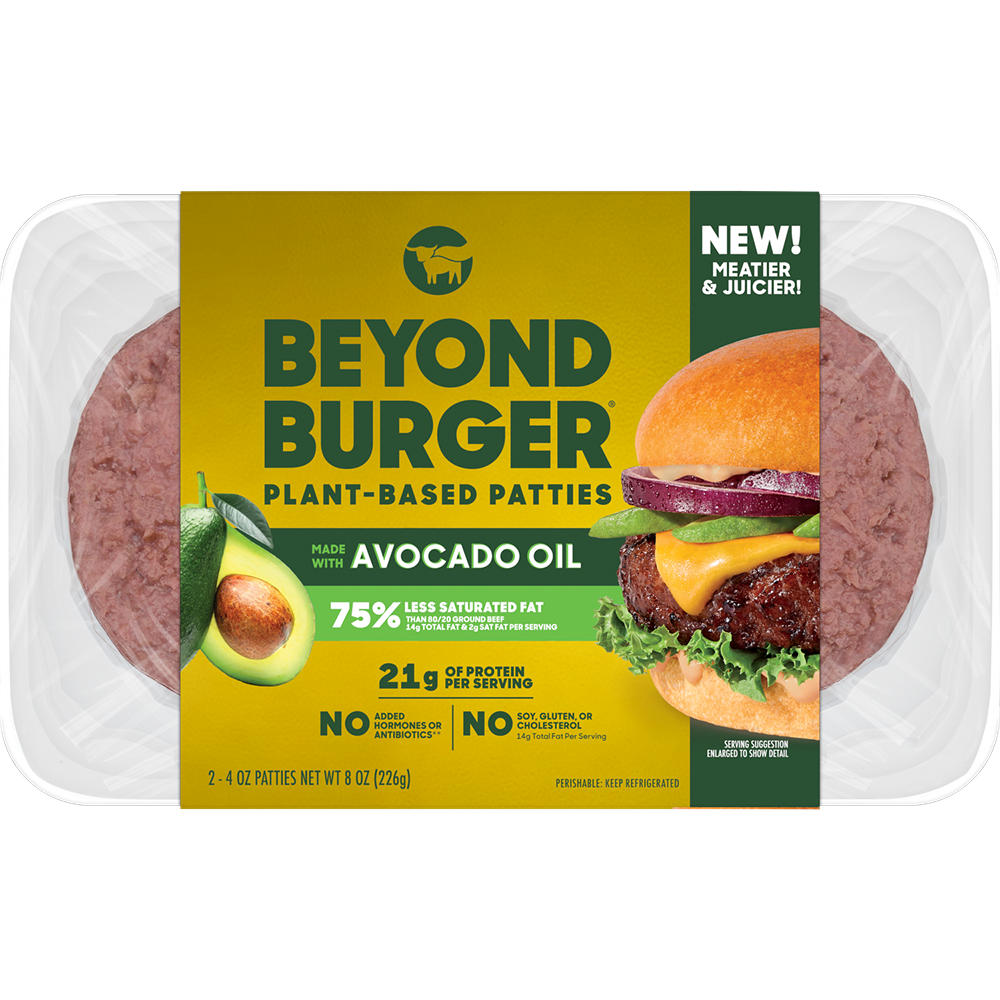 Beyond Meat Beyond Burger Frozen Plant-Based Burger Patties, 2 ct