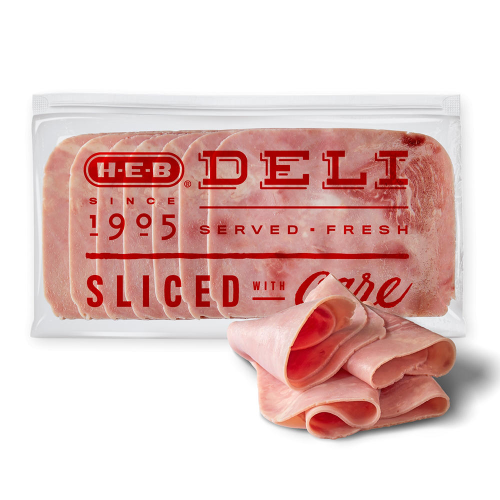 Hill Country Fare Cooked Ham, Sandwich Sliced, Avg. 0.5 lb