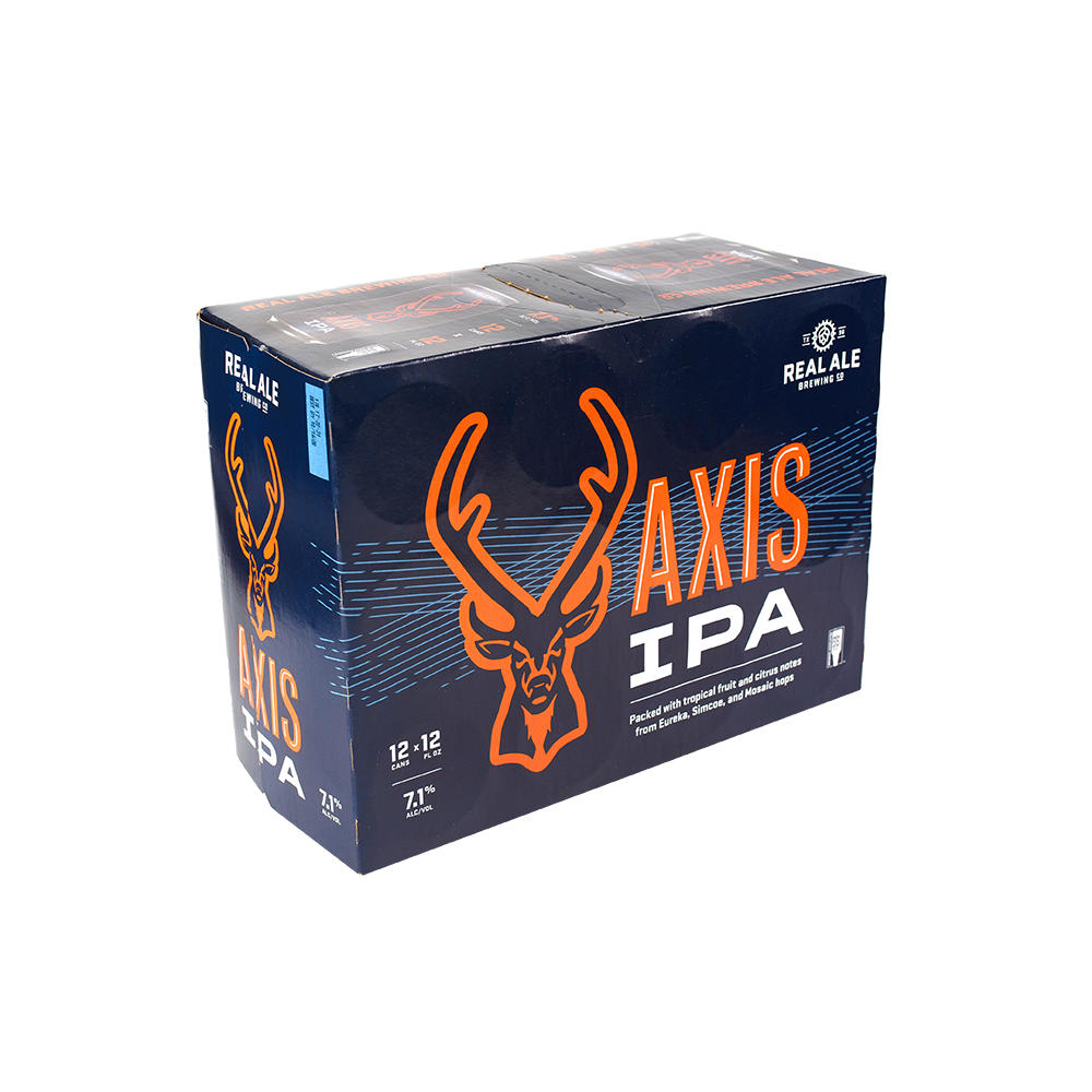 Real Ale Axis IPA Craft Beer 12 pk Cans, 12 oz
