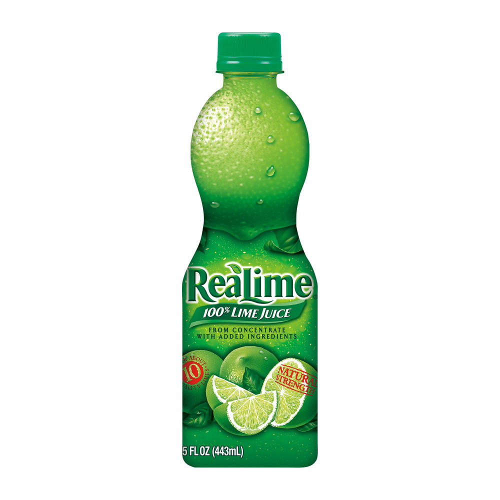 ReaLime 100% Lime Juice, 15 oz
