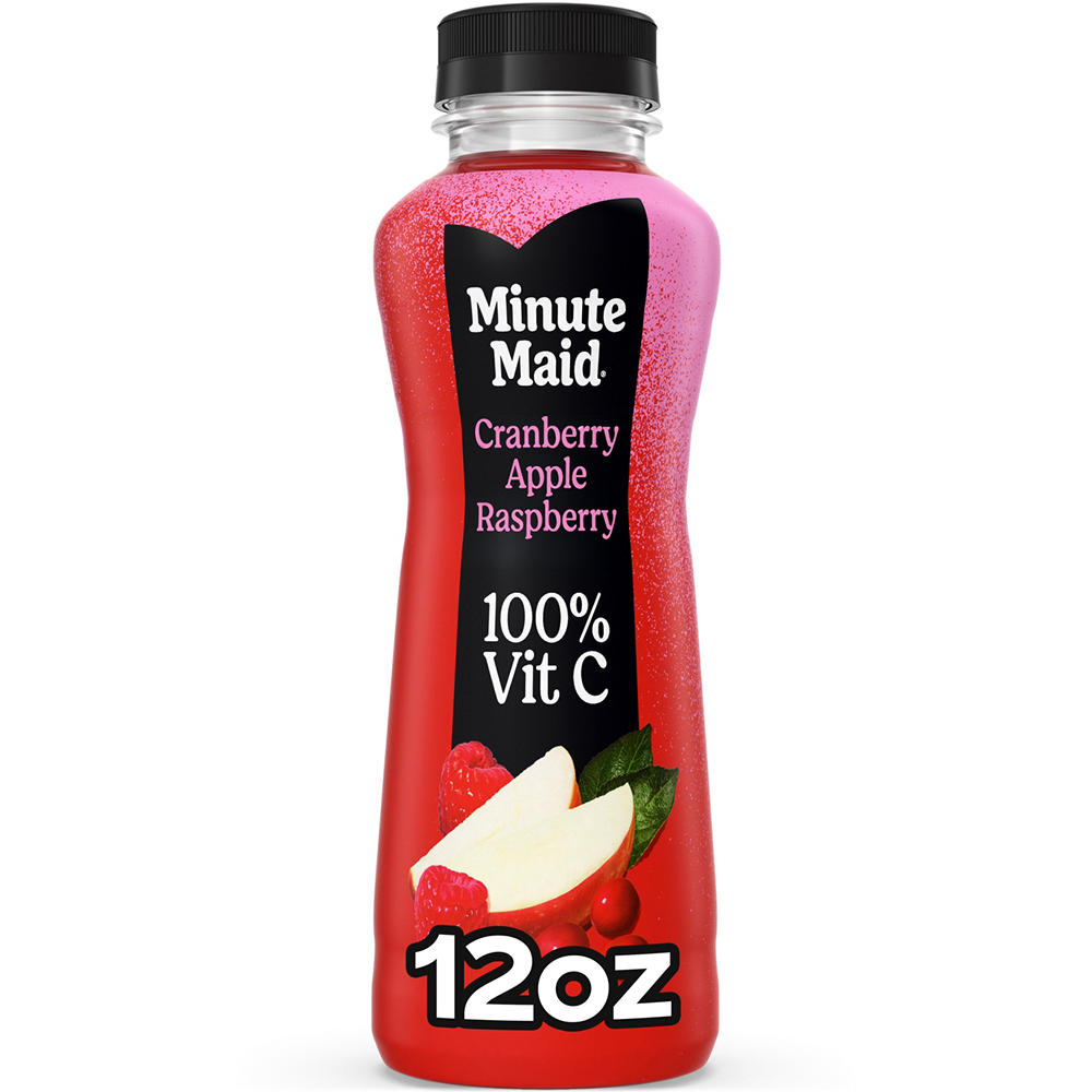Minute Maid Cranberry Apple Raspberry Juice Drink, 12 oz