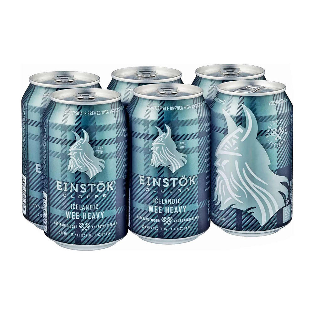 Einstok Wee Heavy Beer 6 pk Cans, 11.2 oz