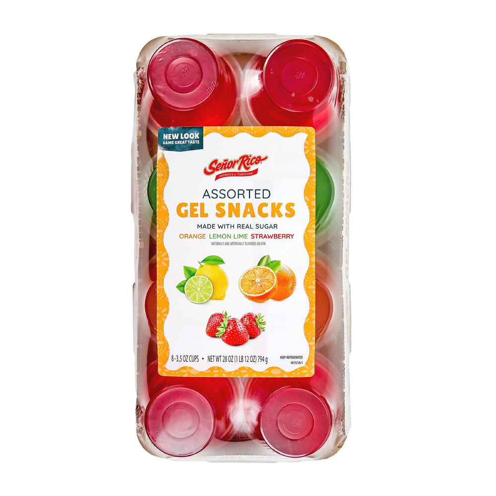 Senor Rico Gel Snacks - Assorted Flavors, 8 ct, 28 oz