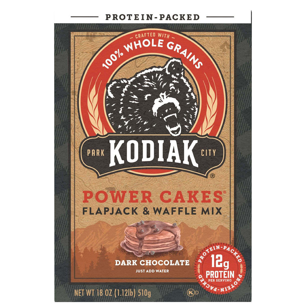 Kodiak 12g Protein Power Cakes Flapjack & Waffle Mix - Dark Chocolate, 18 oz