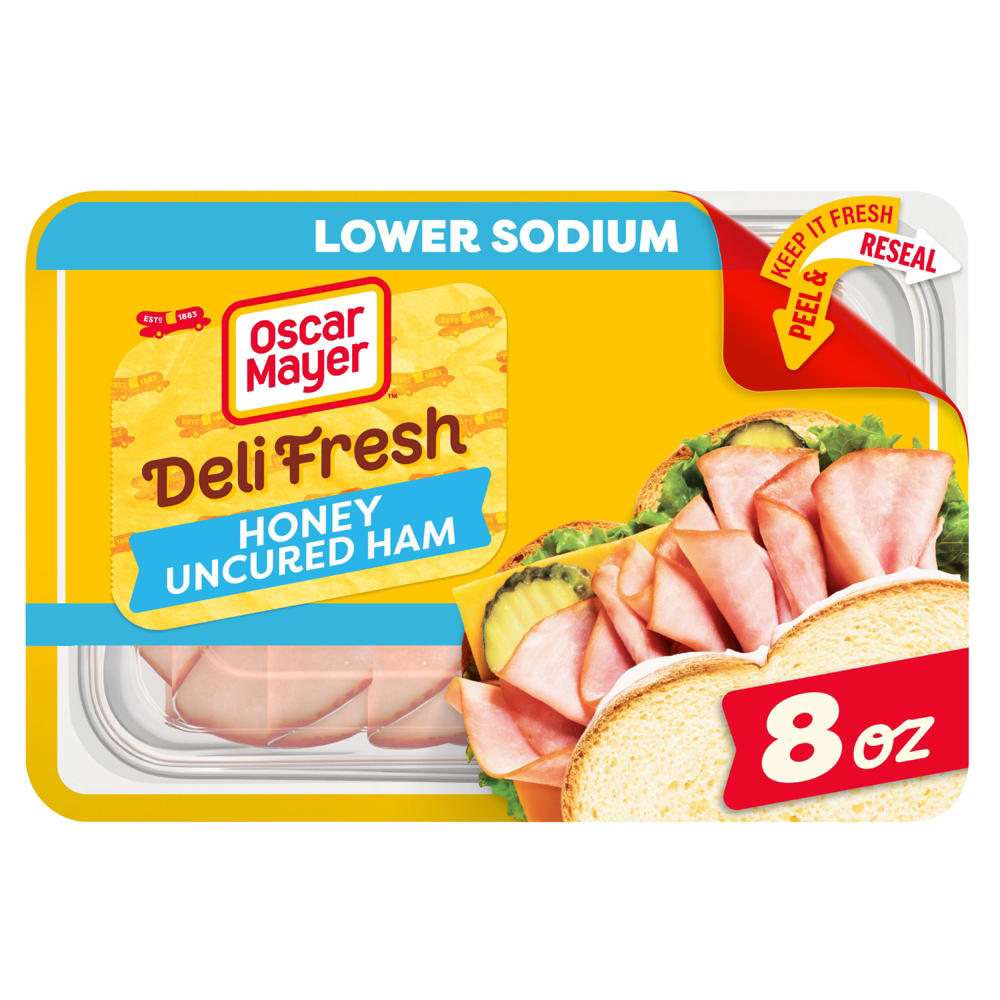 Oscar Mayer Deli Fresh Lower Sodium Honey Ham, 8 oz