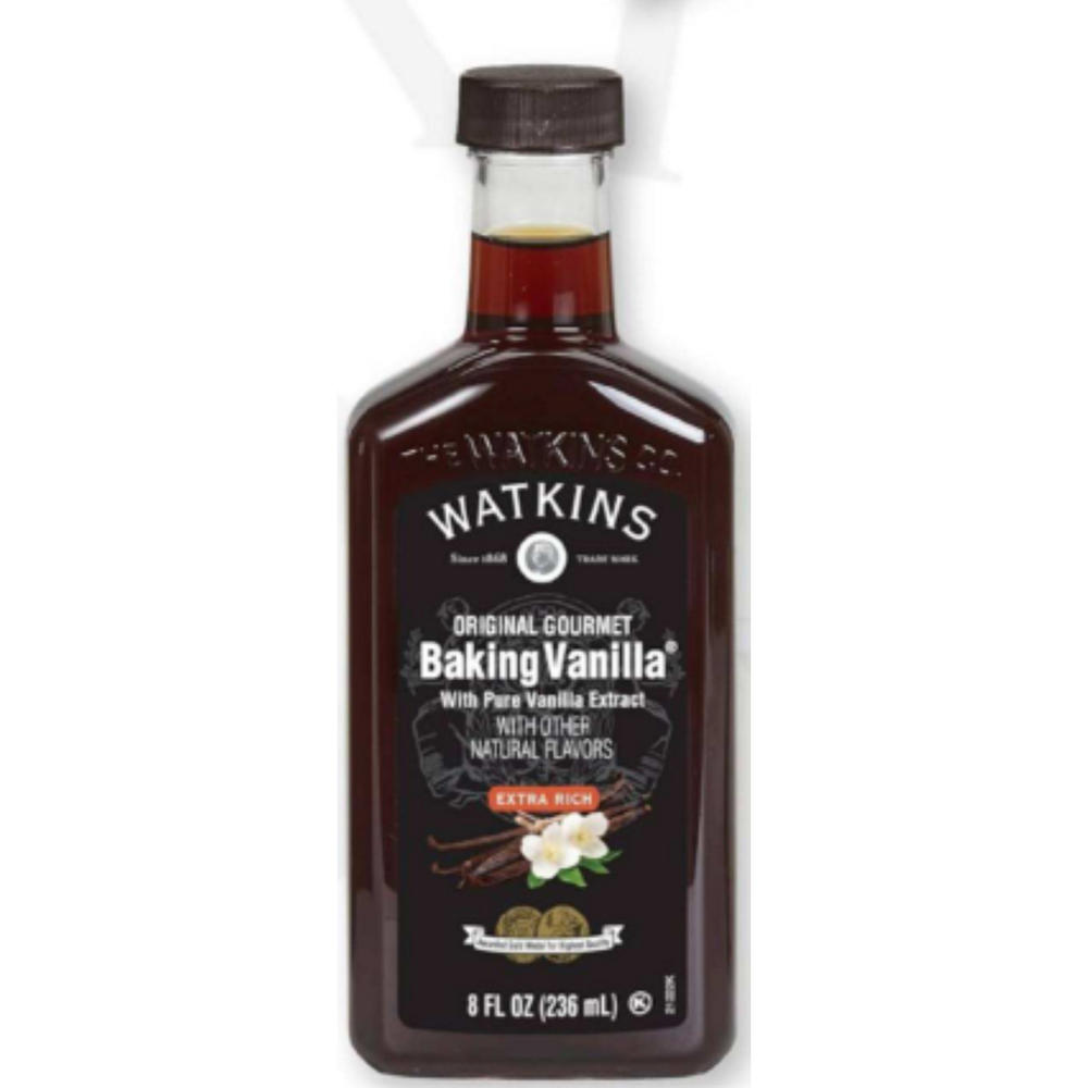 Watkins Original Gourmet Baking Vanilla with Pure Vanilla Extract, 8 oz