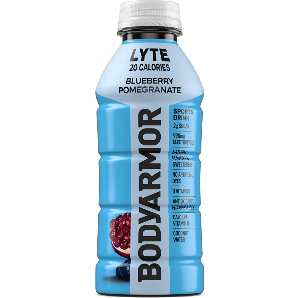 BODYARMOR Lyte Blueberry Pomegranate Electrolyte Sports Drink, 16 oz