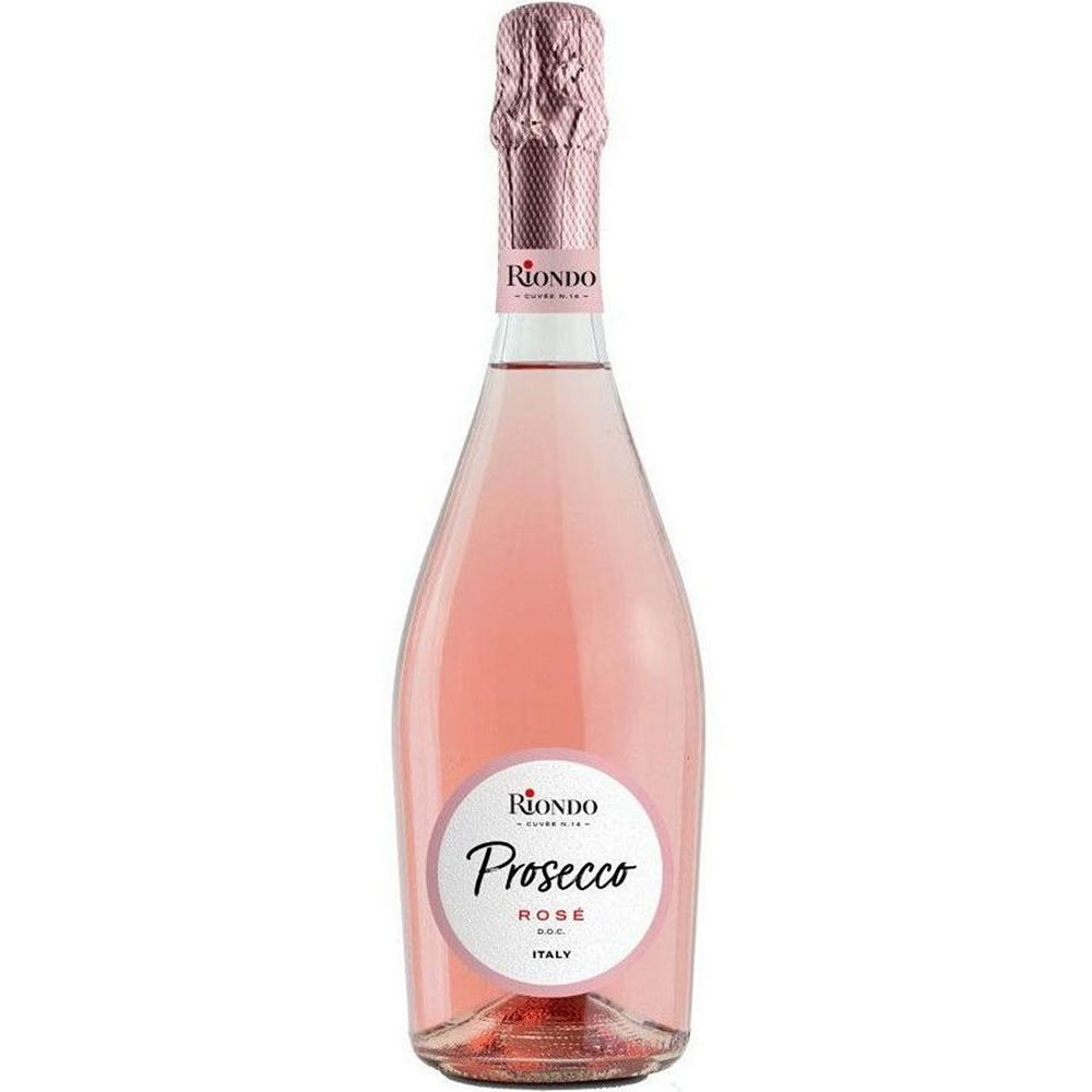 Riondo Extra Dry Rose Millesimato Glera/Prosecco Italy Sparkling Wine, 750 mL