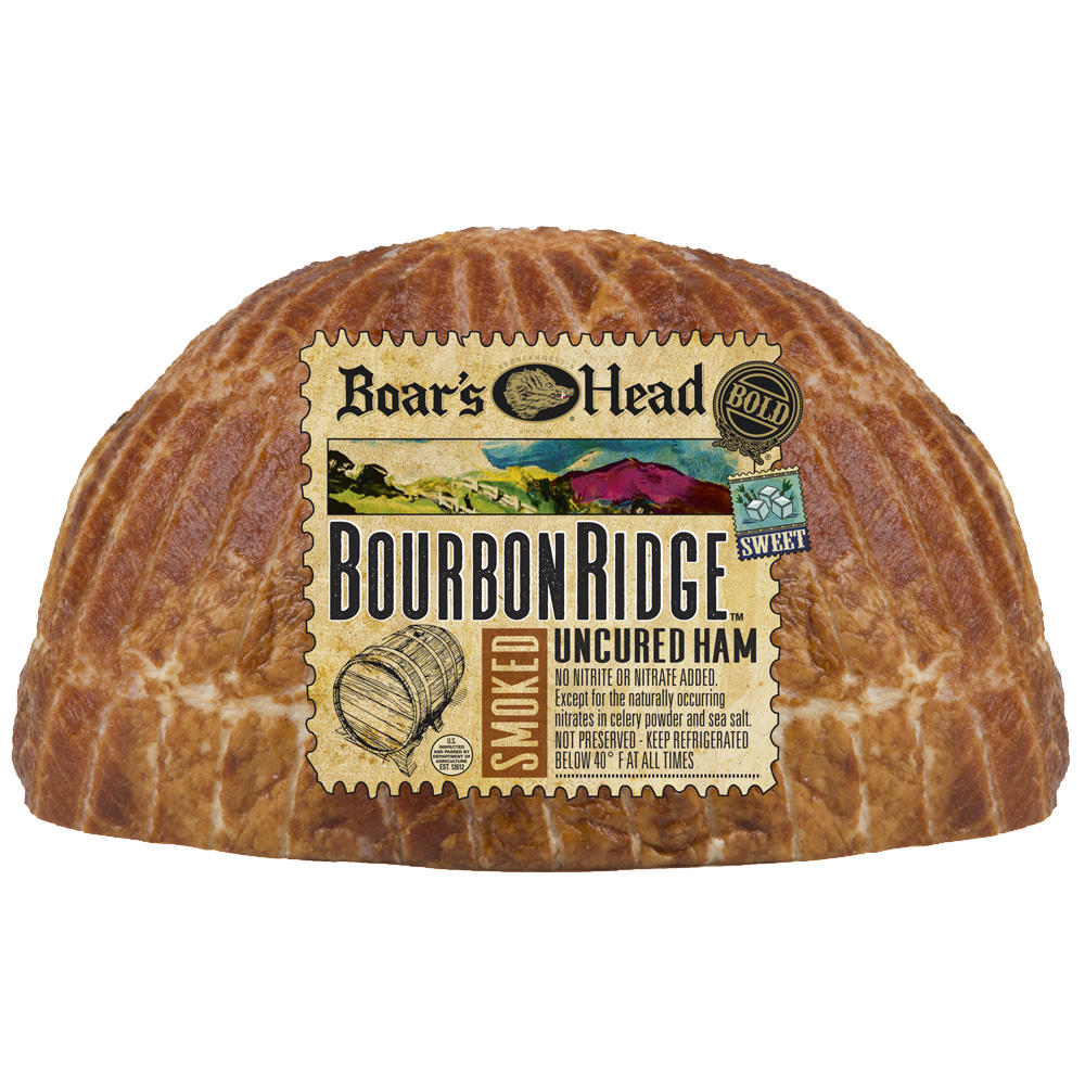 Boar's Head Bourbon Ridge Smoked Uncured Ham, Custom Sliced, lb