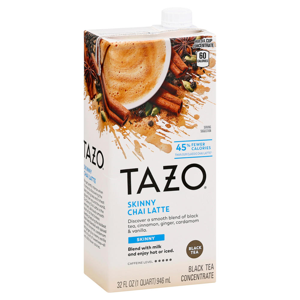 Tazo Skinny Chai Latte Black Tea Concentrate, 32 oz