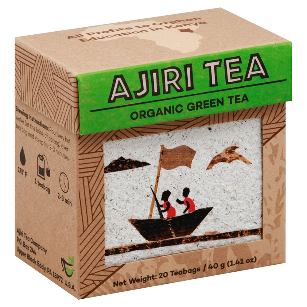 Ajiri Tea Organic Green Tea Bags, 20 ct