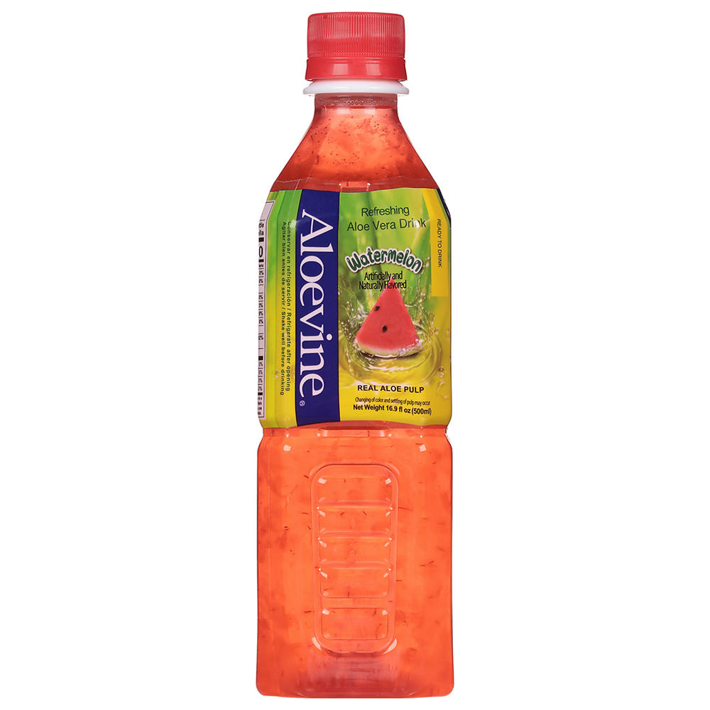 Aloevine Watermelon Aloe Vera Drink, 16.9 oz