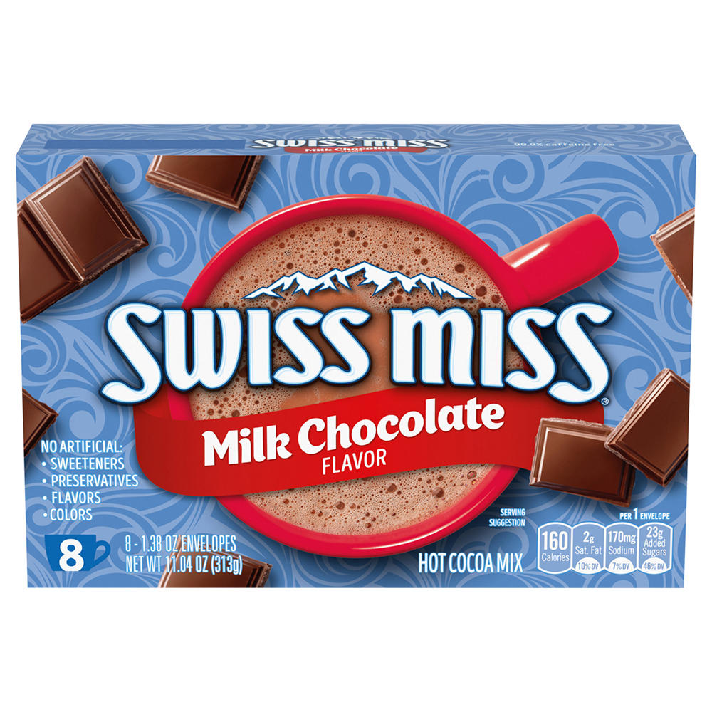 Swiss Miss Milk Chocolate Hot Cocoa Mix, 8 ct