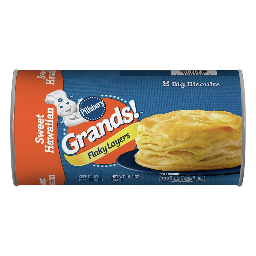 Pillsbury Grands! Flaky Layers Sweet Hawaiian Biscuit, 8 ct