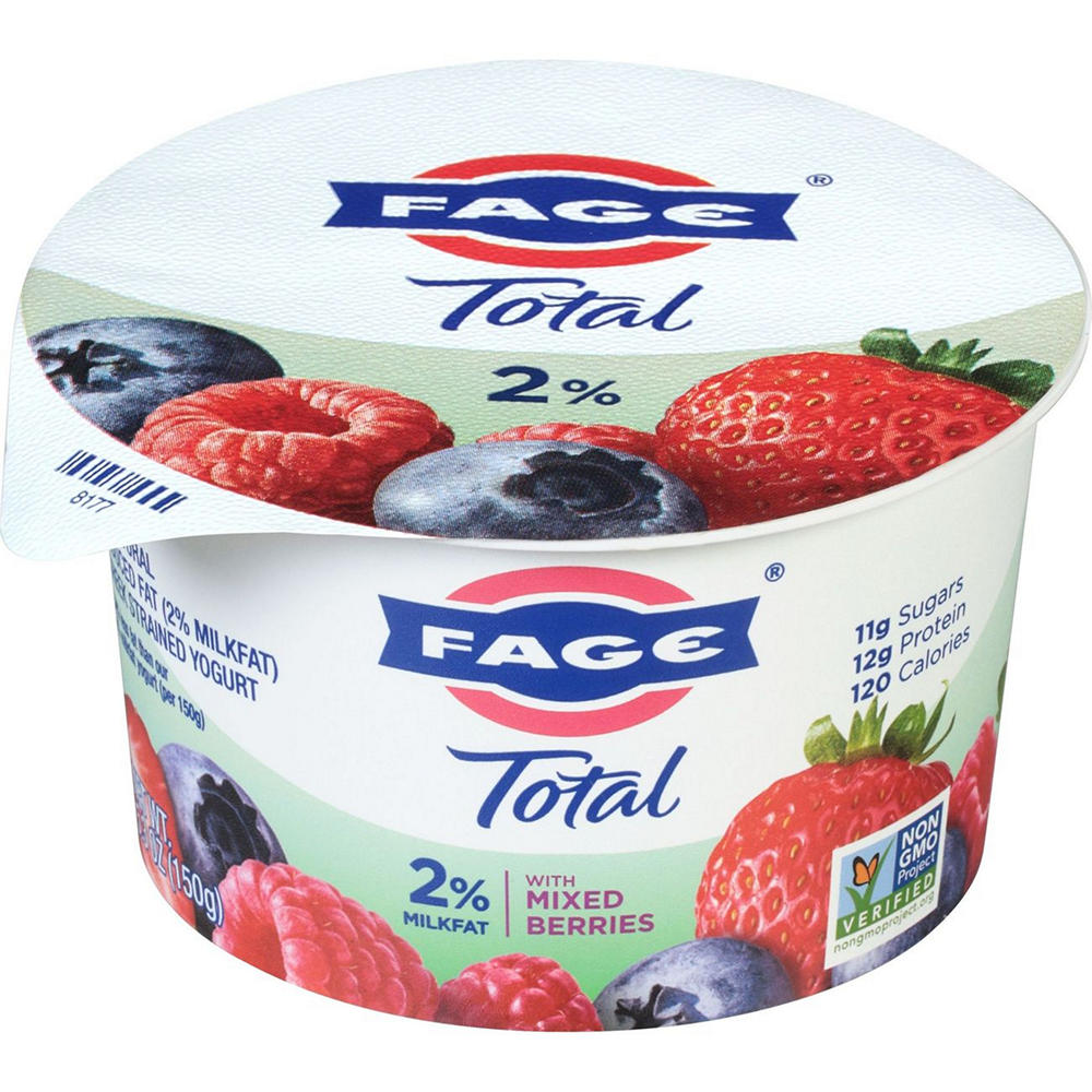 Fage Total 2% Low-Fat Greek Yogurt - Mixed Berries, 5.3 oz