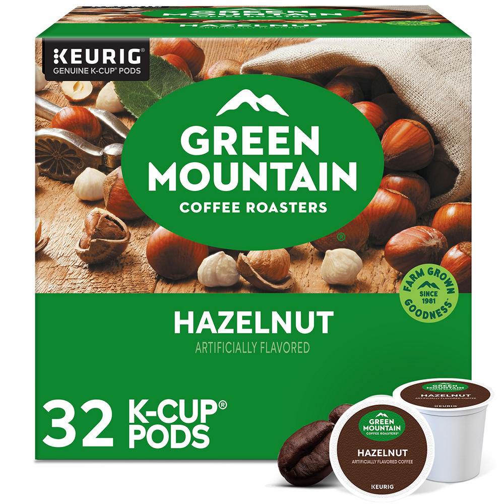 Green Mountain Coffee Hazelnut Single Serve Coffee K Cups, 32 ct