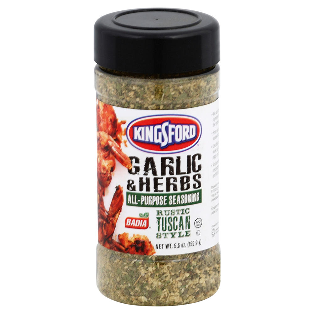 Kingsford Garlic & Herbs All Purpose Seasoning, 5.5 oz
