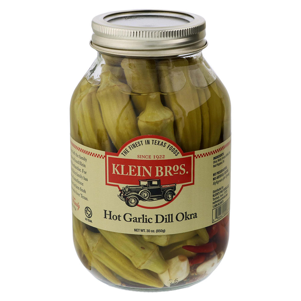 Klein Bros. Hot Garlic Dill Okra, 30 oz