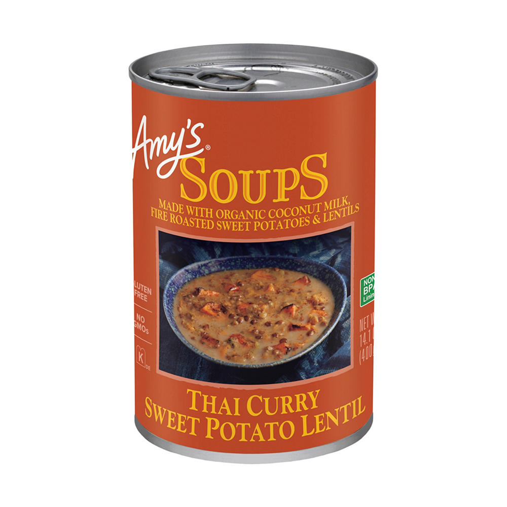 Amy's Thai Curry Sweet Potato Lentil Soup, 14.1 oz
