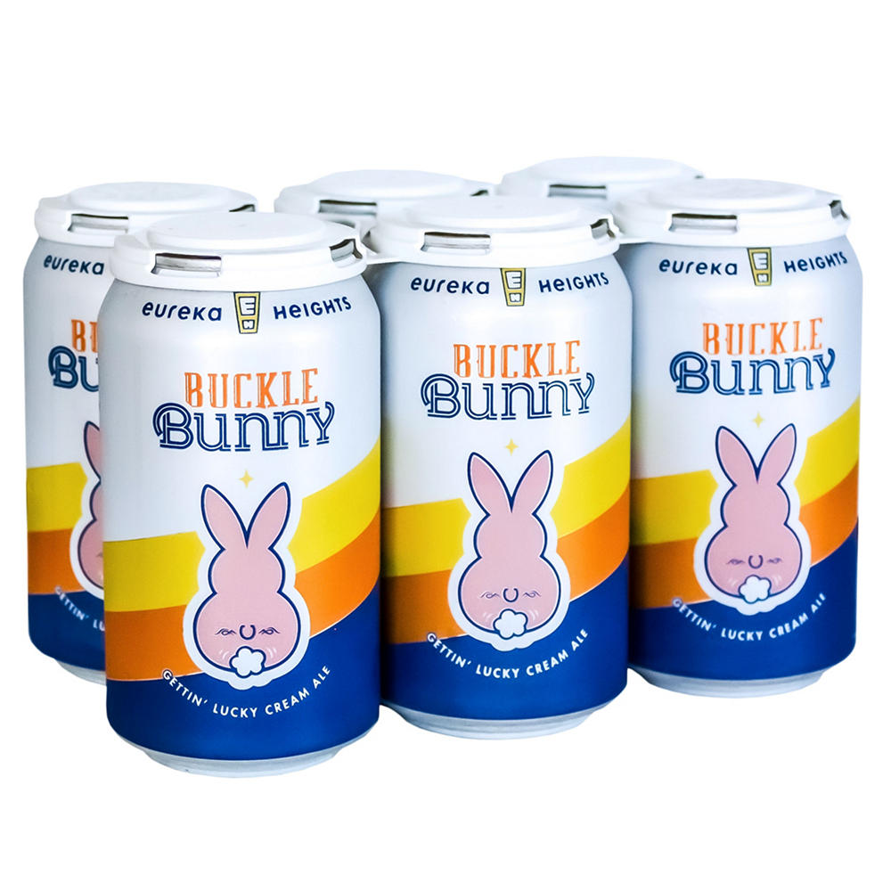 Eureka Heights Buckle Bunny Cream Ale Craft Beer 6 pk Cans, 12 oz