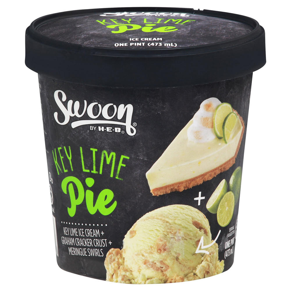 Swoon by H-E-B Key Lime Pie Ice Cream, 1 pt