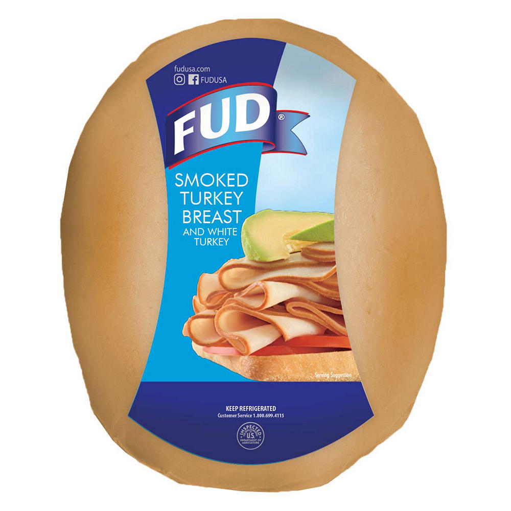Fud Smoked Turkey Breast, Sliced, lb