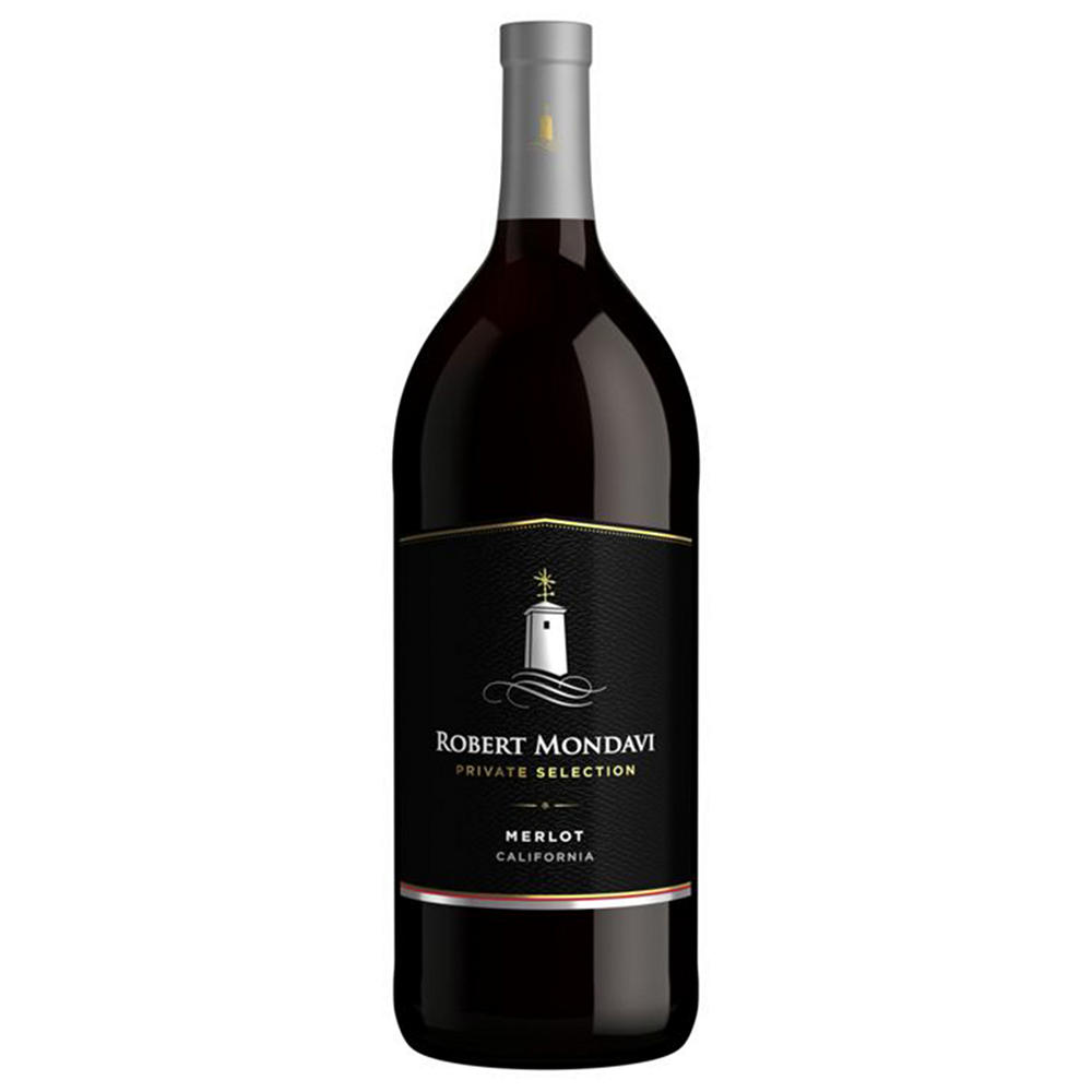Robert Mondavi Private Selection Merlot California Red Wine, 1.5 L
