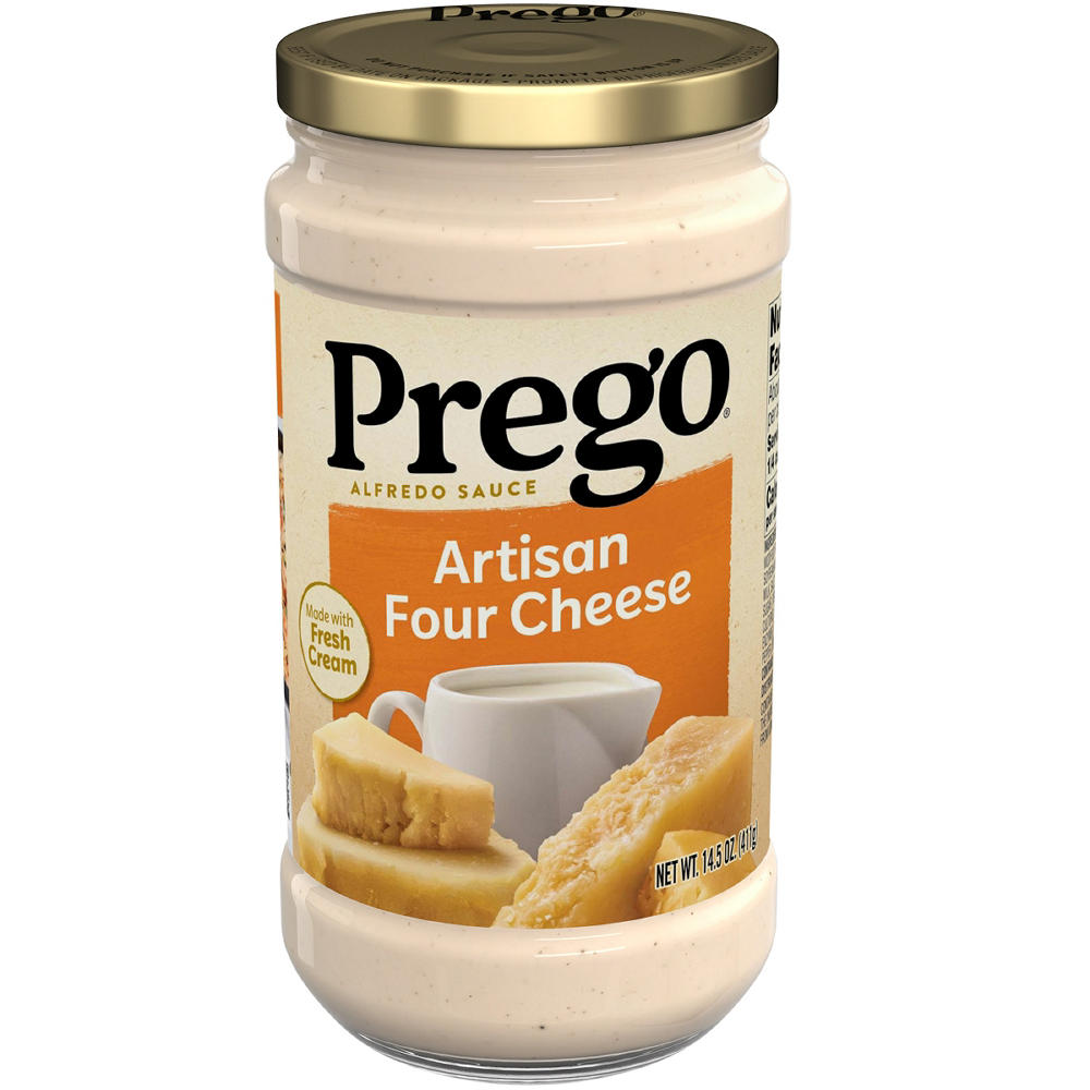 Prego Artisan Four Cheese Alfredo Pasta Sauce, 14.5 oz