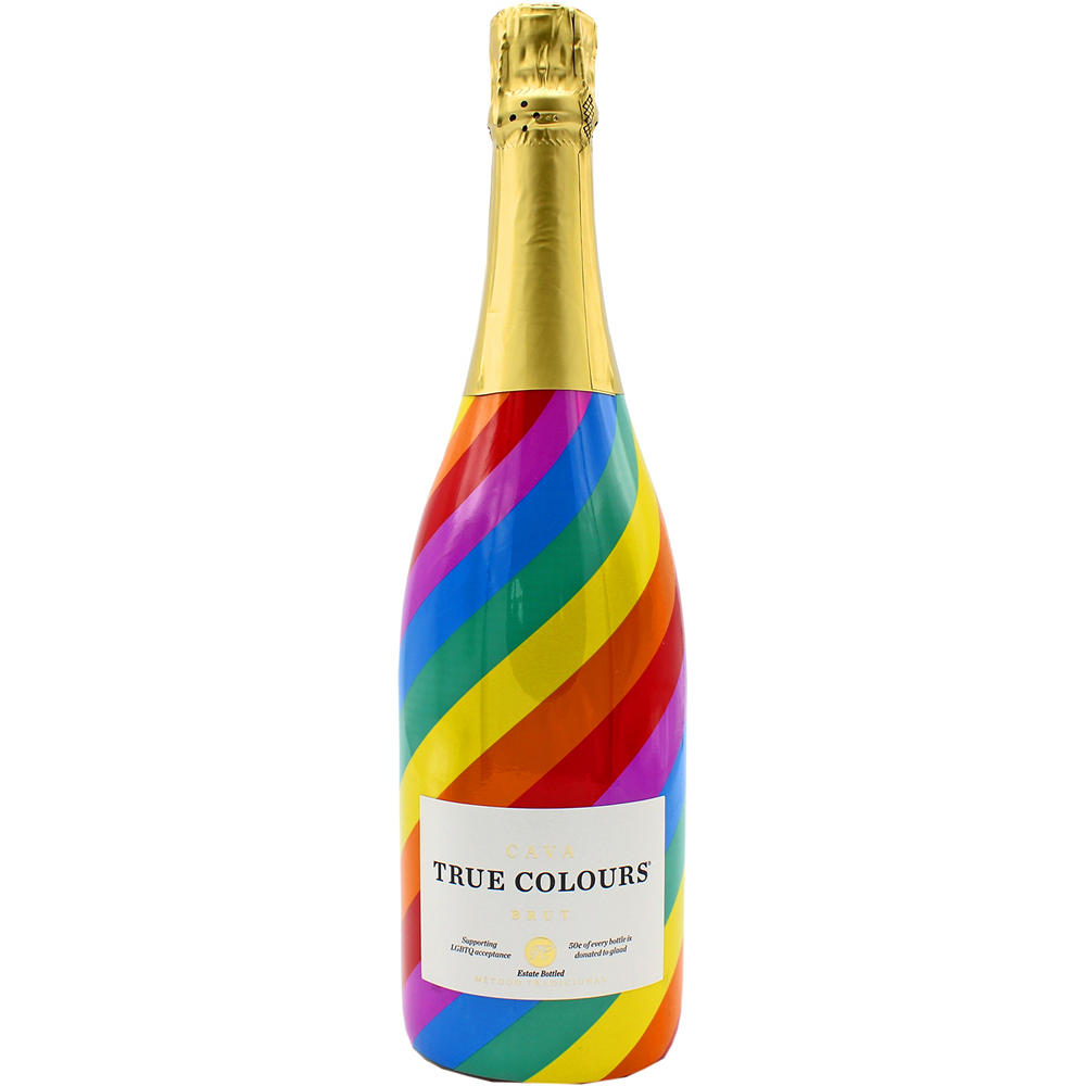 True Colours Organic Cava Brut Wine, 750 mL