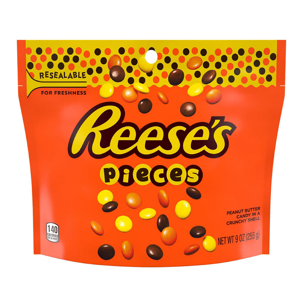 Reese's Pieces Peanut Butter Candy, 9 oz