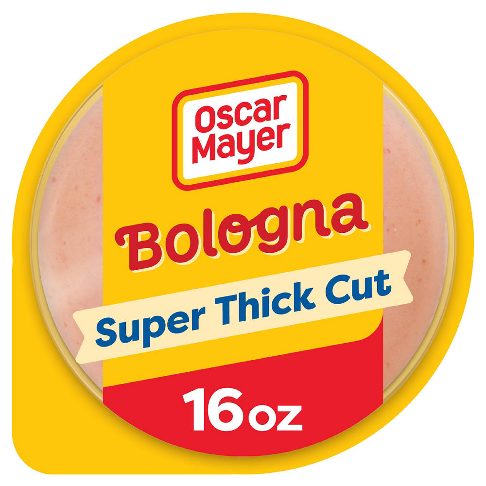 Oscar Mayer Super Thick Sliced Bologna, 16 oz