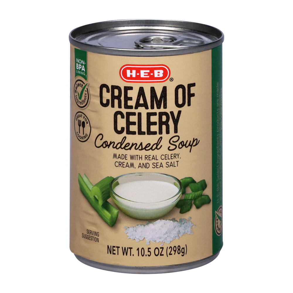 H-E-B Cream of Celery Condensed Soup, 10.5 oz