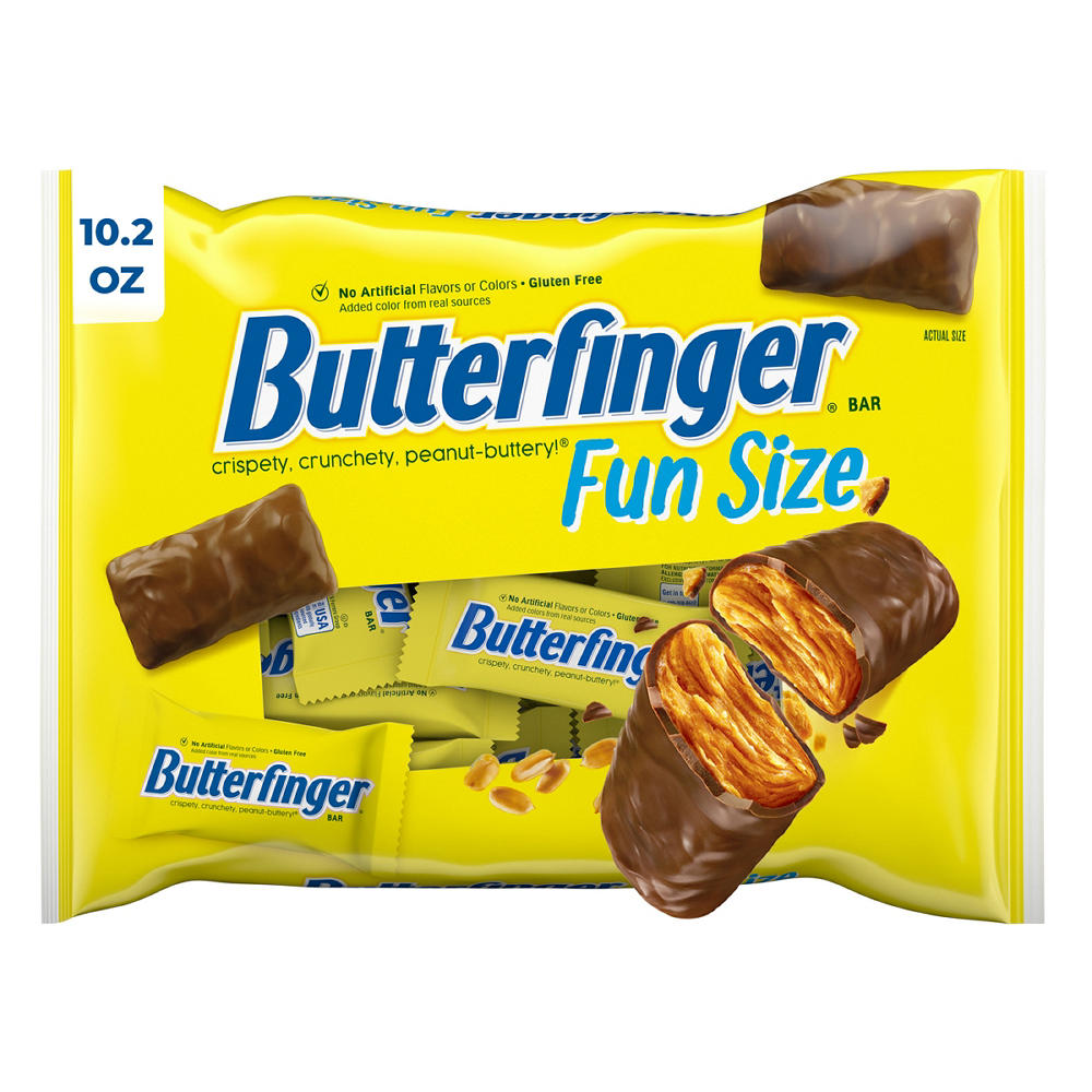 Butterfinger Chocolate Fun Size Candy Bars, 10.2 oz