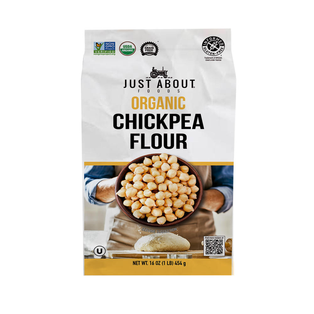 Just About Foods Organic Chickpea Flour, 1 lb