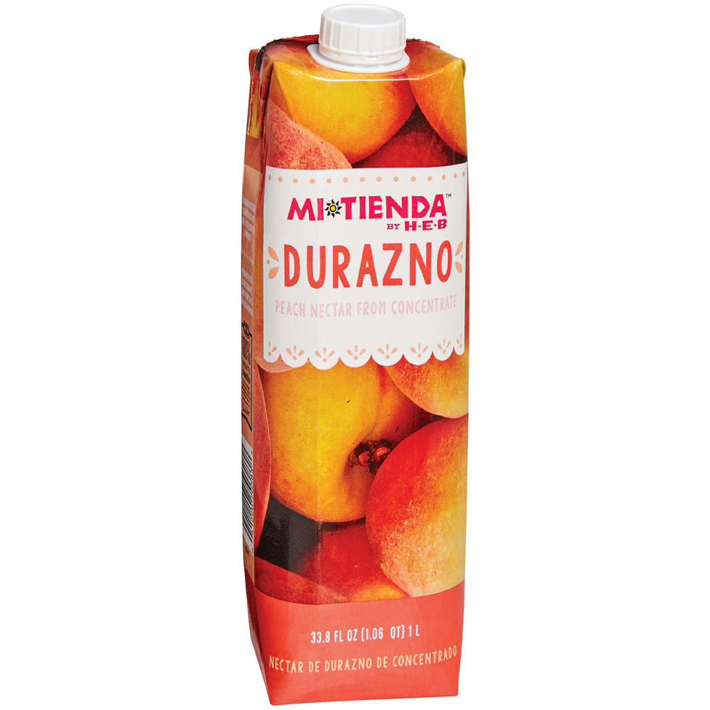 H-E-B Mi Tienda Duranzo Peach Nectar, 33.8 oz