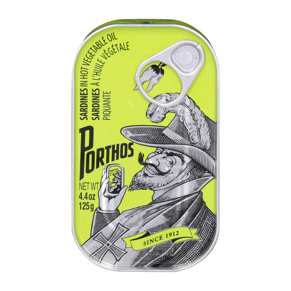 French Farm Portugal Sardines in Hot Vegetable Oil, 4.4 oz