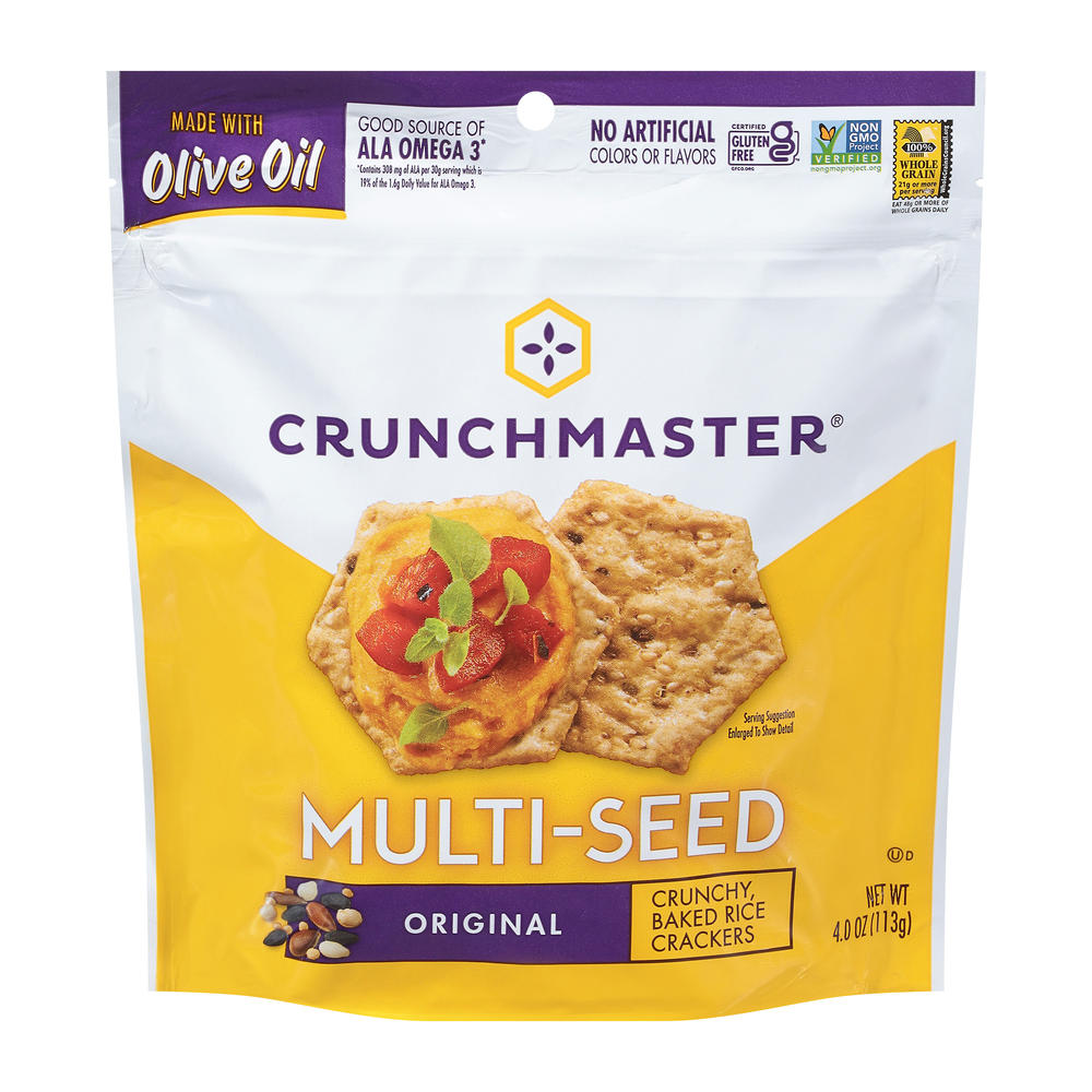 Crunchmaster Original Multi-Seed Crackers, 4 oz