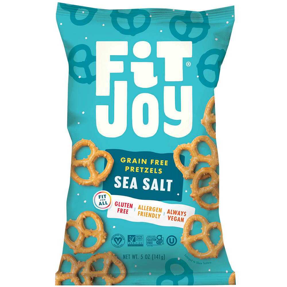 Fitjoy Himalayan Sea Salt Grain Free Pretzels, 5 oz