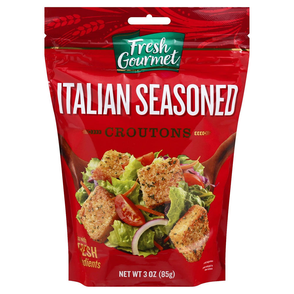 Fresh Gourmet Italian Seasoned Croutons, 3 oz