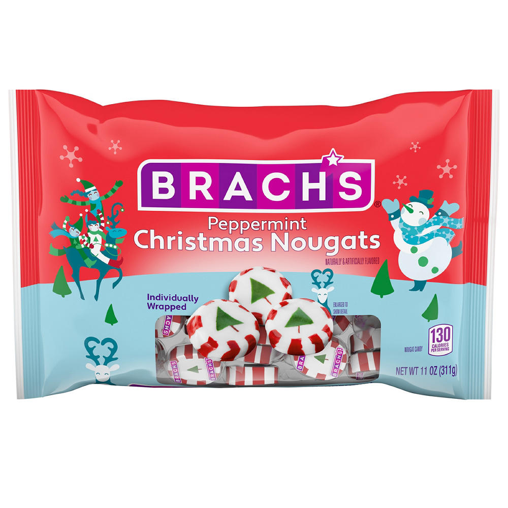 Brach's Peppermint Christmas Nougats, 11 oz